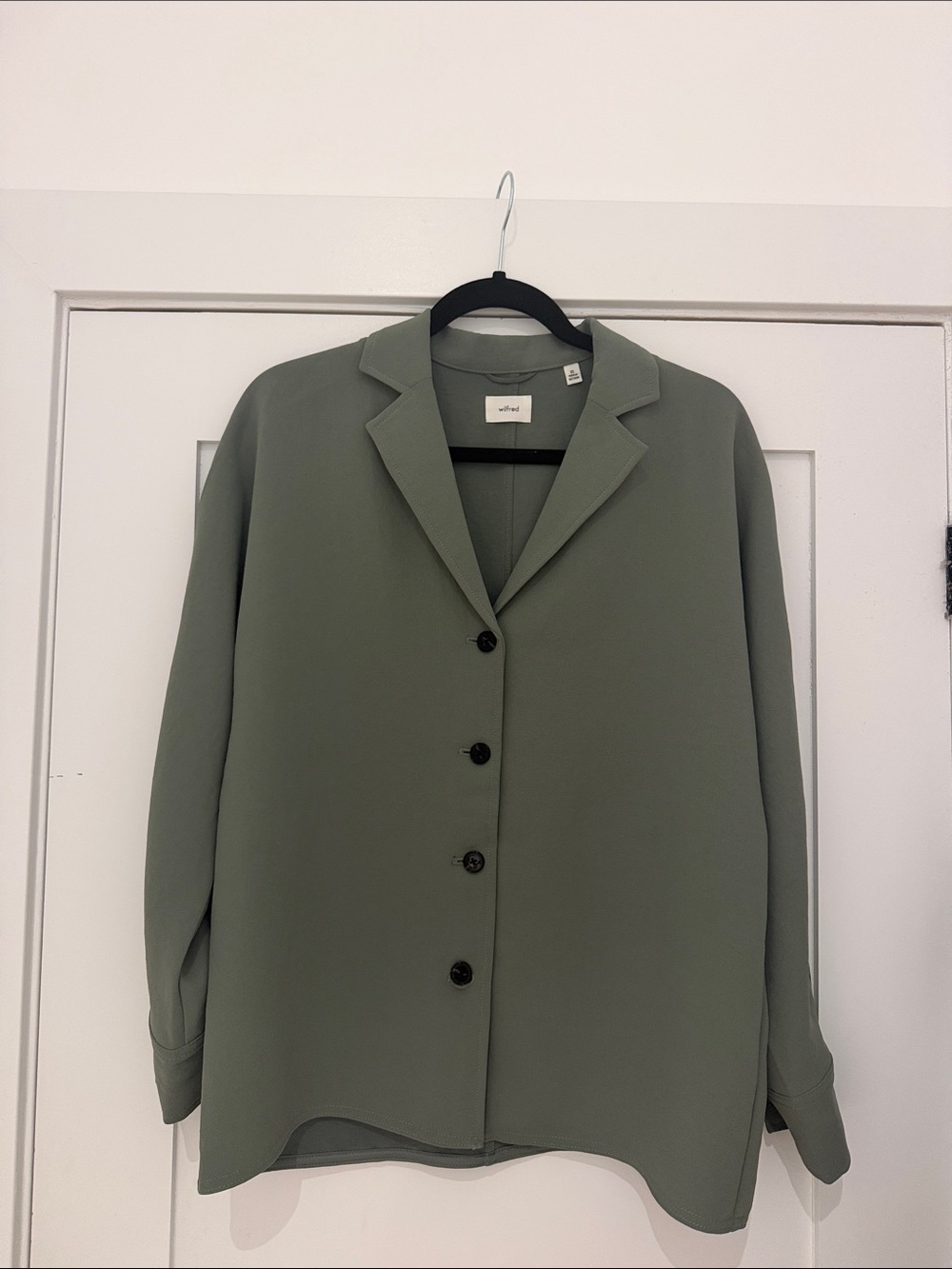 Wilfred Sage Green Notched-Collar Blazer